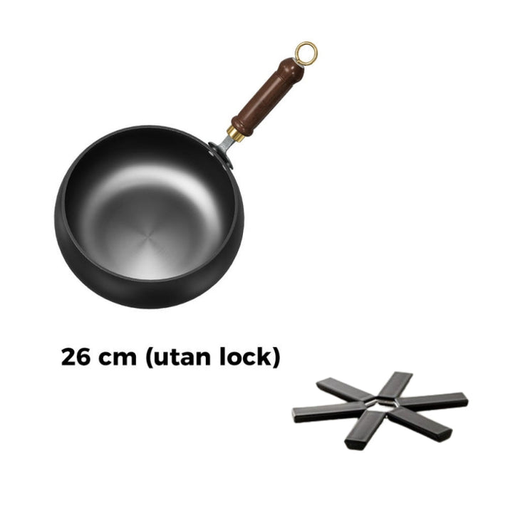 🎁🔥 Hållbar gjutjärnspanna – oemaljerad & presentklar!