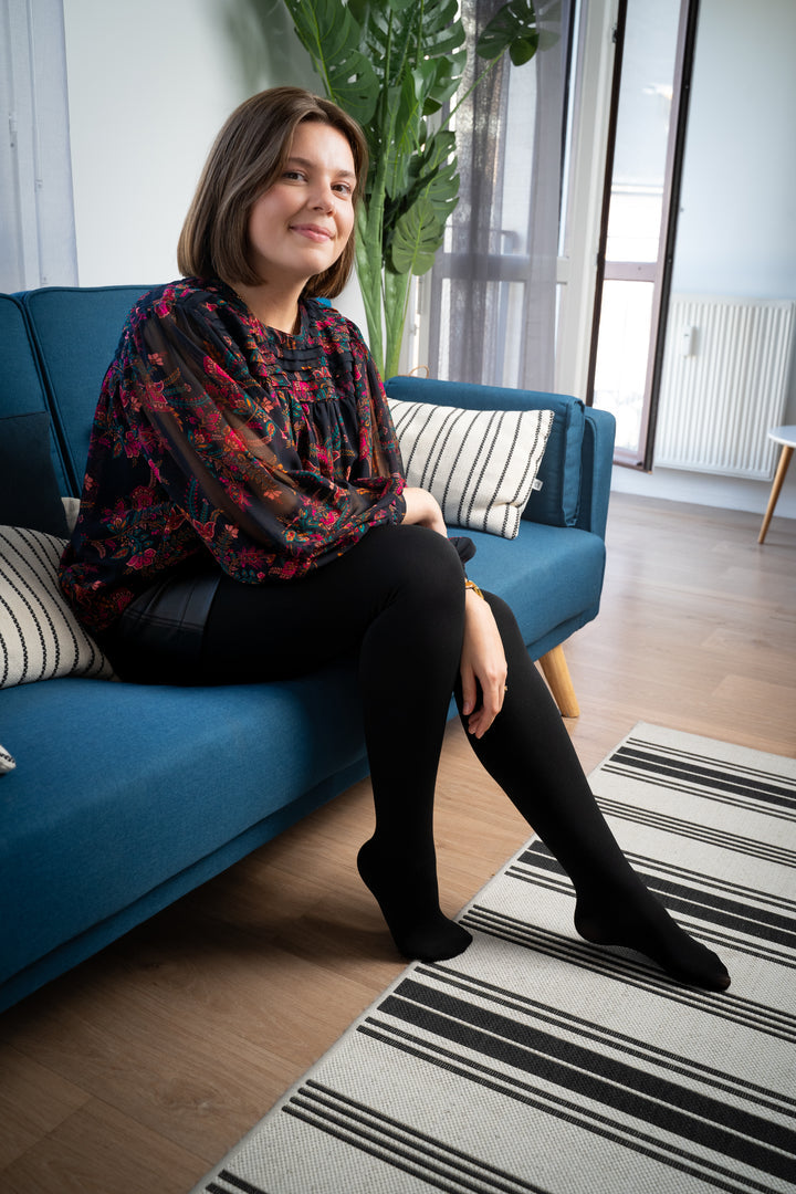 Nora® Transparenta Fleece-Strumpbyxor