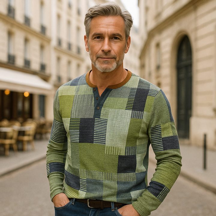 Henri - Klassisk Patchwork Topp