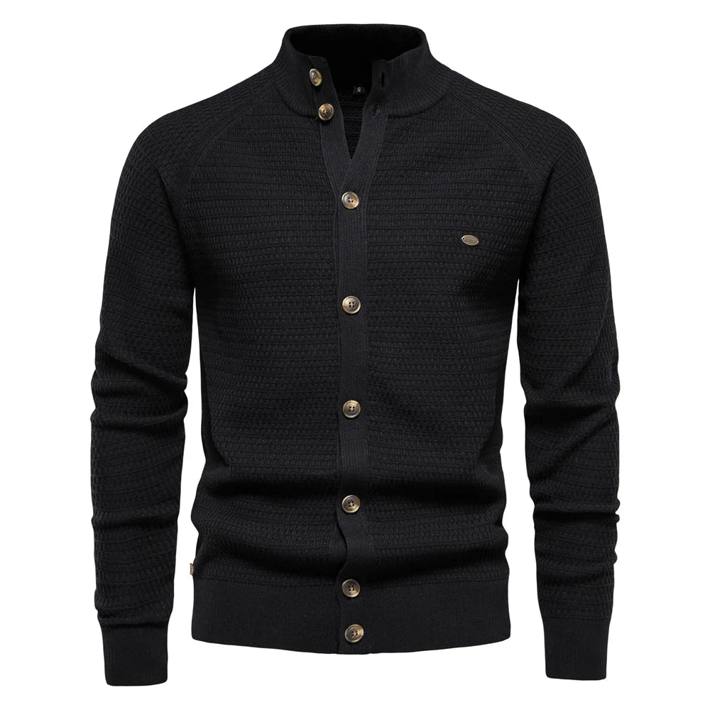 Florent™ | Finstickad Cardigan