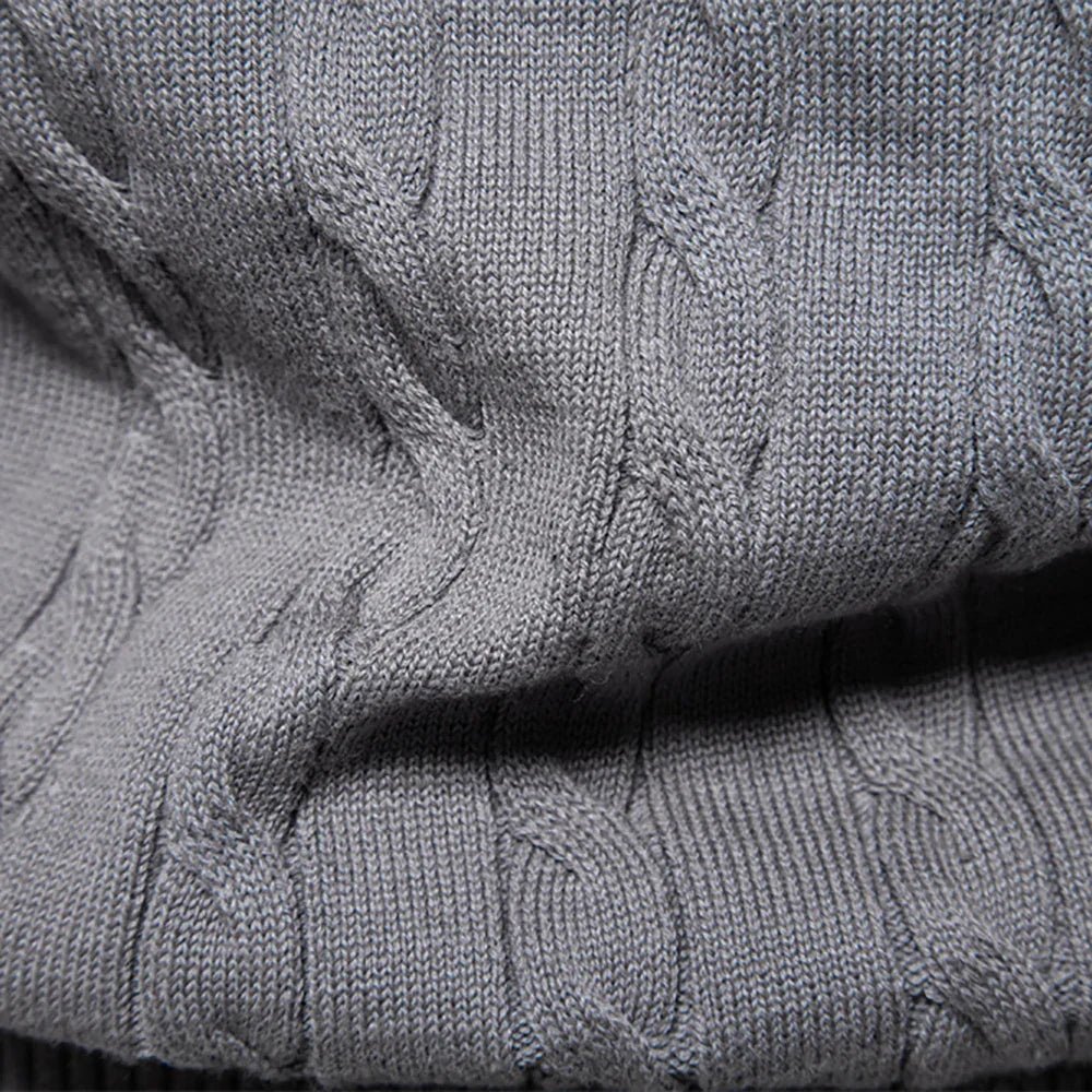 Falkner | Stickad Modern Herrpullover