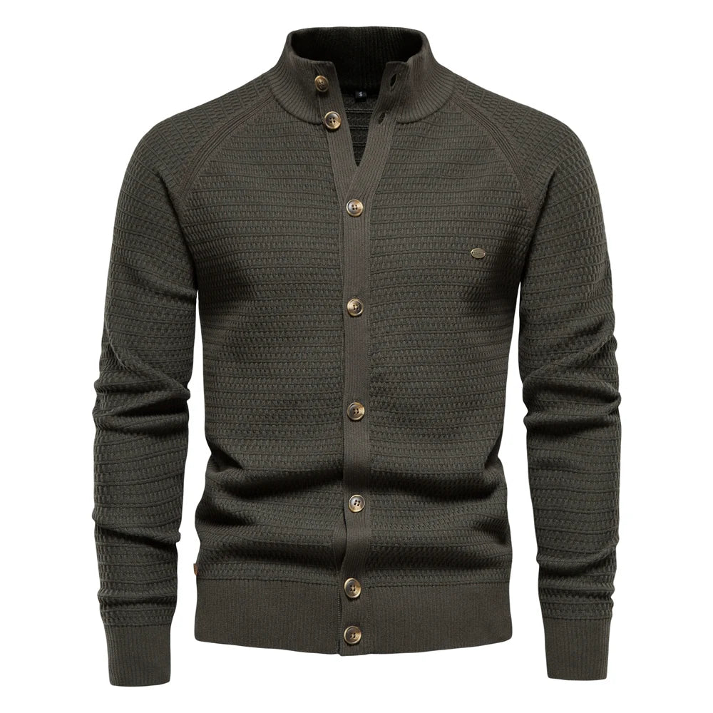 Florent™ | Finstickad Cardigan