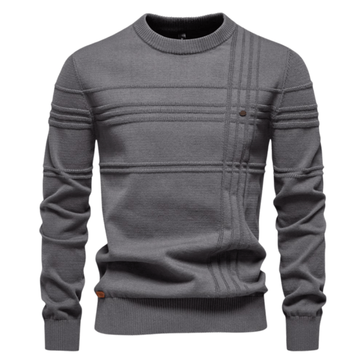 Burkhard | Stijlvolle herenpullover met ruitdesign