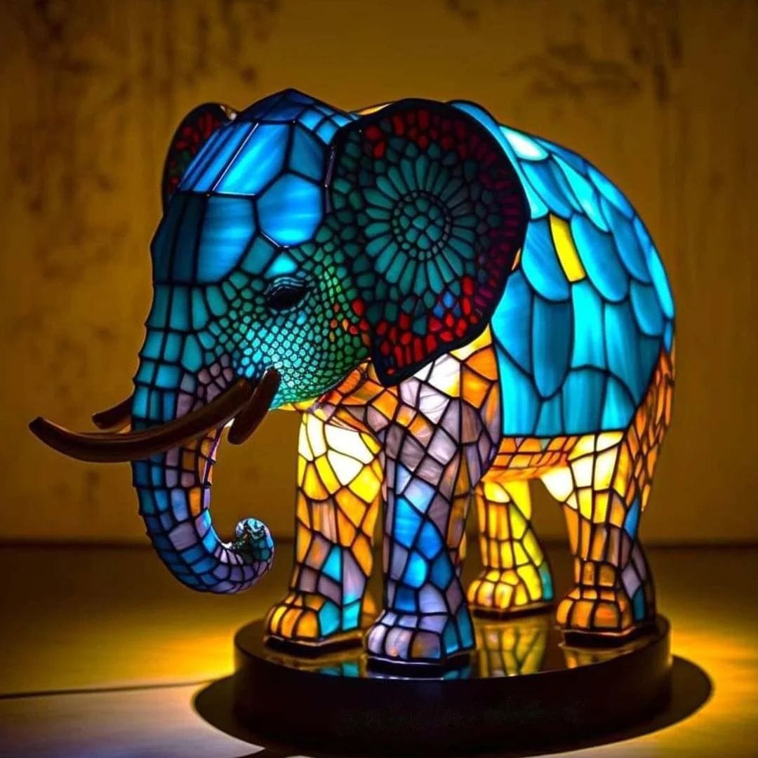 Animal Glow™ | Handgjord Färgat Glas Lampa - Dona Stockholm