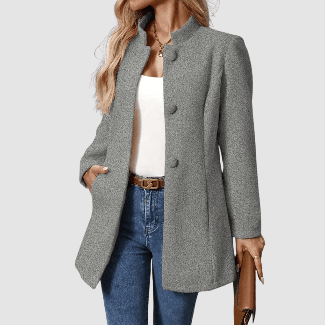 Modique™ - Elegant & Tidlös Kappa med Ståkrage - Dona Stockholm