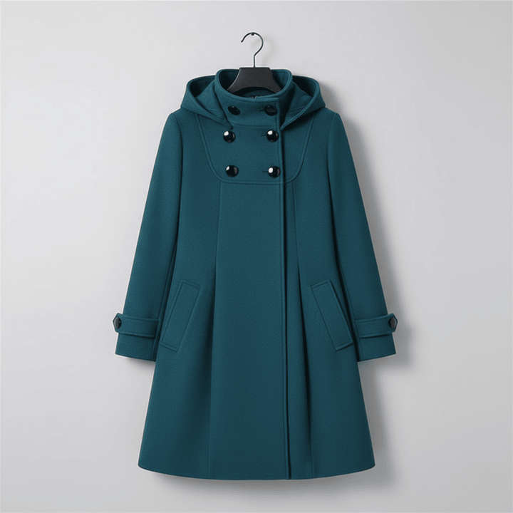 Solvara™ - Elegant Jacka med Didfickor och Huva - Dona Stockholm